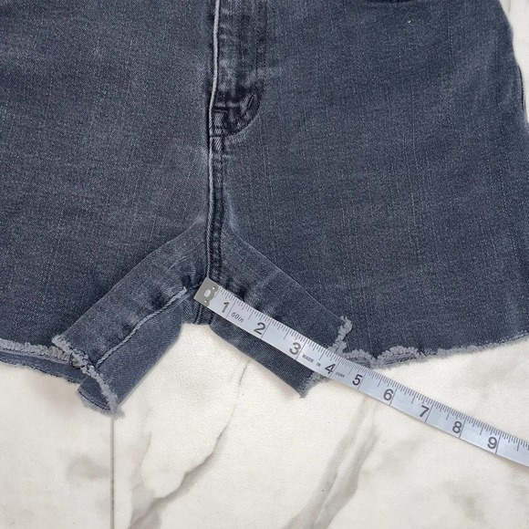 Madewell black washed Denim Shorts High‎ rise 28 - Picture 3 of 6